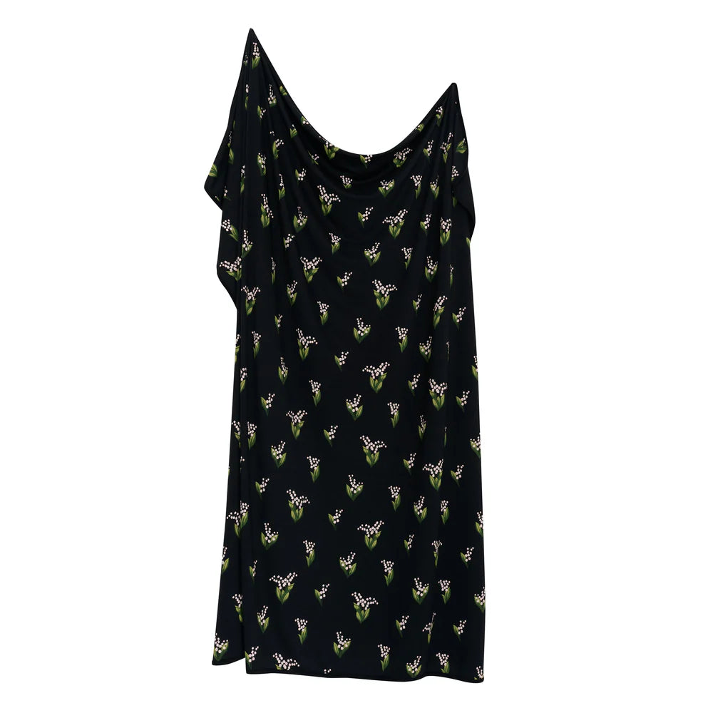 Kyte Baby Swaddle Blanket - Midnight Lily Kyte Baby Swaddle Blanket - Midnight Lily