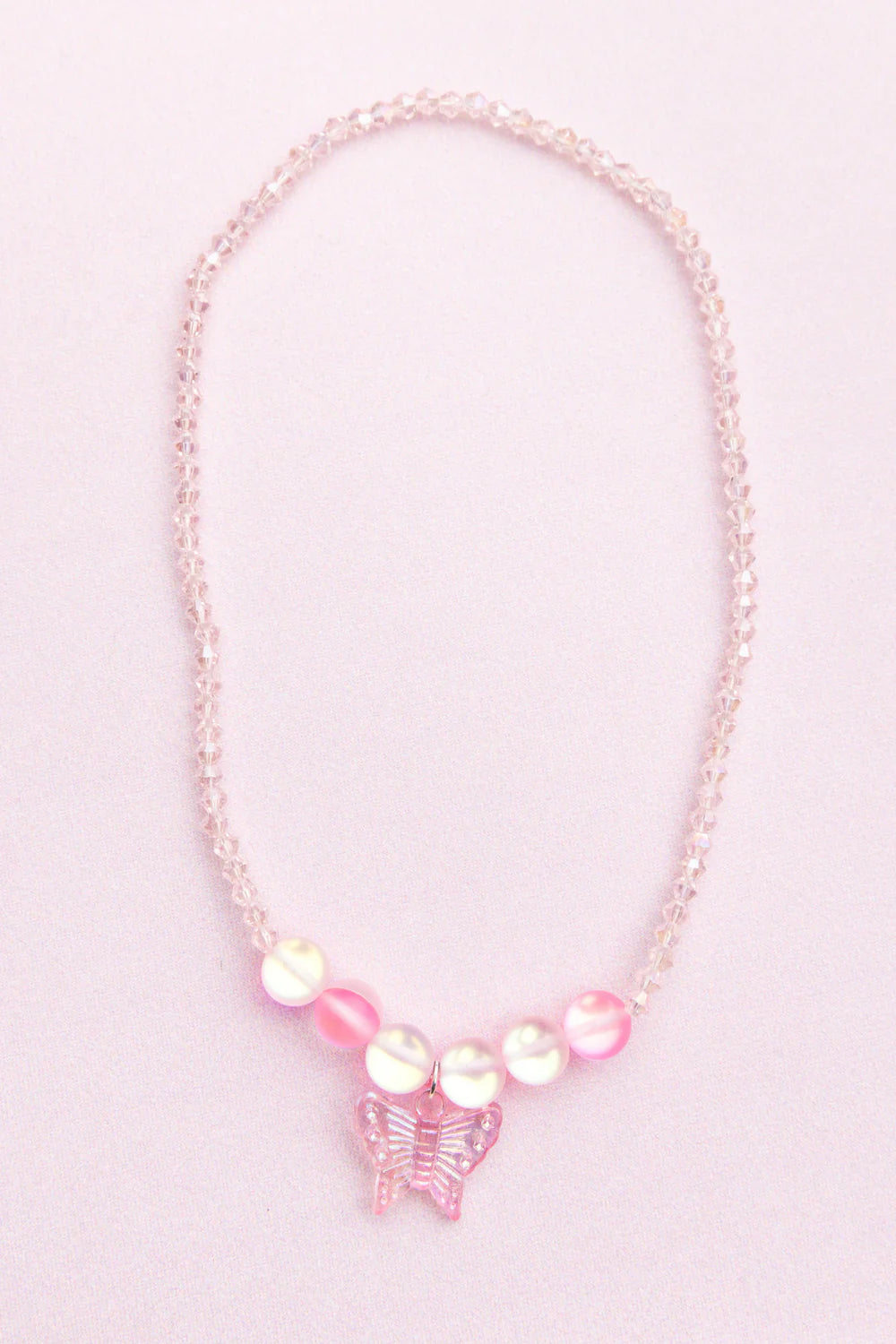 Great Pretenders Boutique Holo Pink Crystal Necklace Great Pretenders Boutique Holo Pink Crystal Necklace