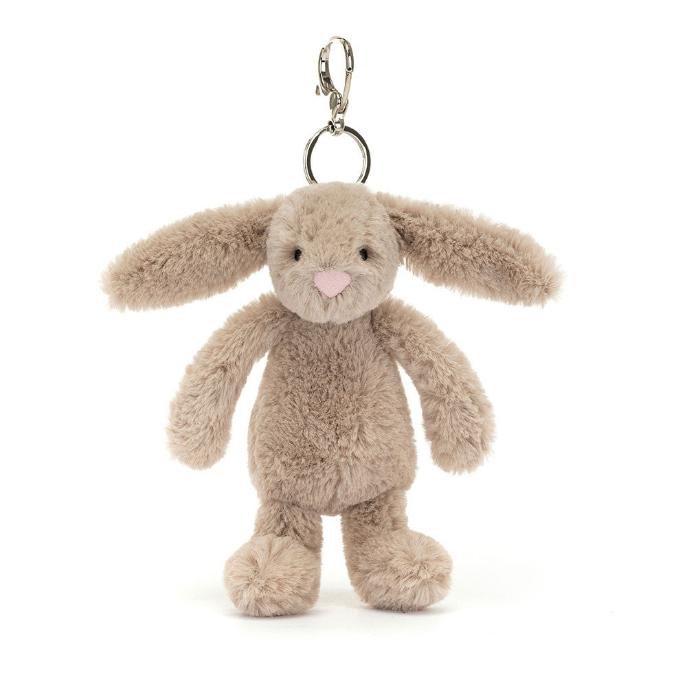かわいい!!! ★  Bashful Bunny Bag Charm Jellycat Bashful Bunny Bag Charm - Beige