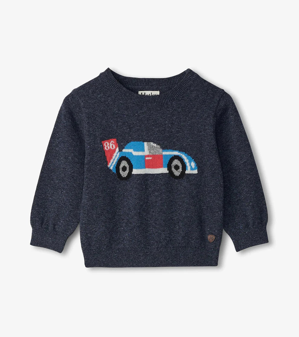 Hatley Crew Neck Racecar Sweater Hatley Crew Neck Racecar Sweater