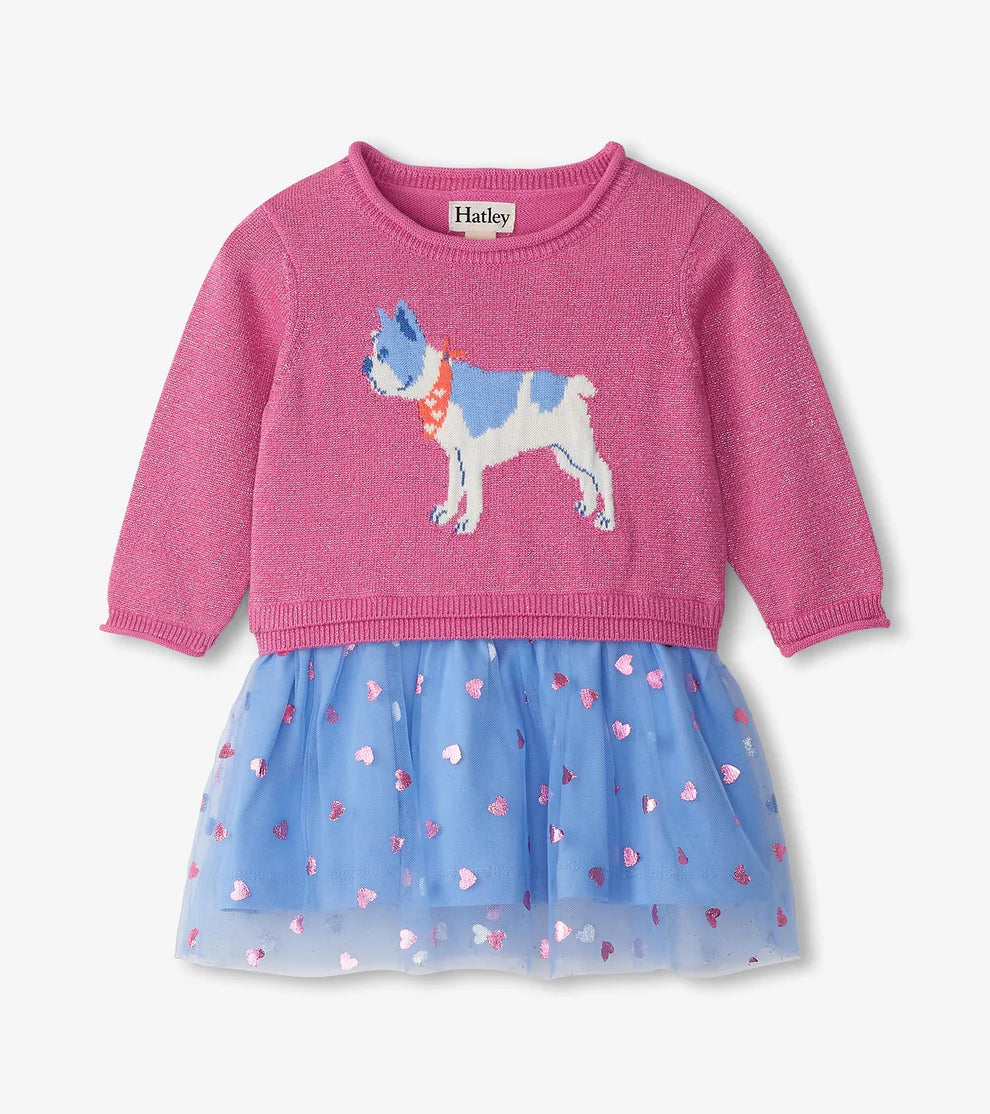 Hatley Polka Dots Sweater Dress Hatley Polka Dots Sweater Dress