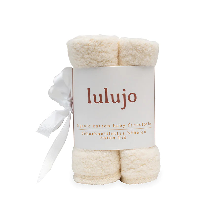 Lulujo Organic Cotton Wash Cloths - 4 pack Lulujo Organic Cotton Wash Cloths - 4 pack