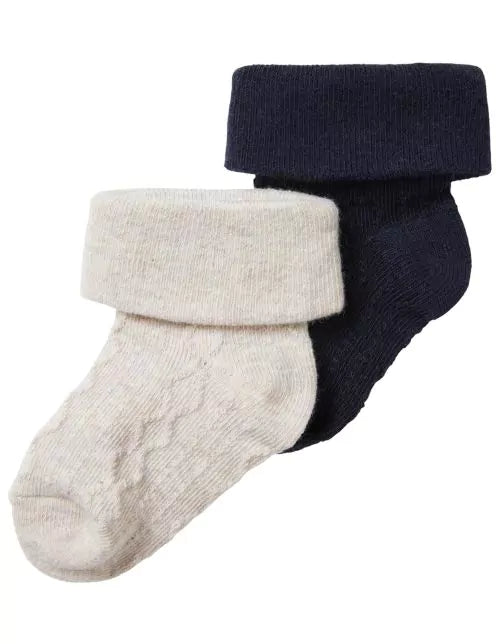 Noppies Socks 2 Pack - Vails Black Iris Noppies Socks 2 Pack - Vails Black Iris