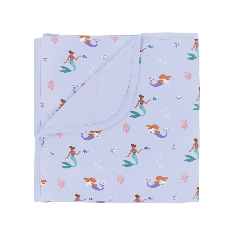 Little mermaid baby blanket hotsell