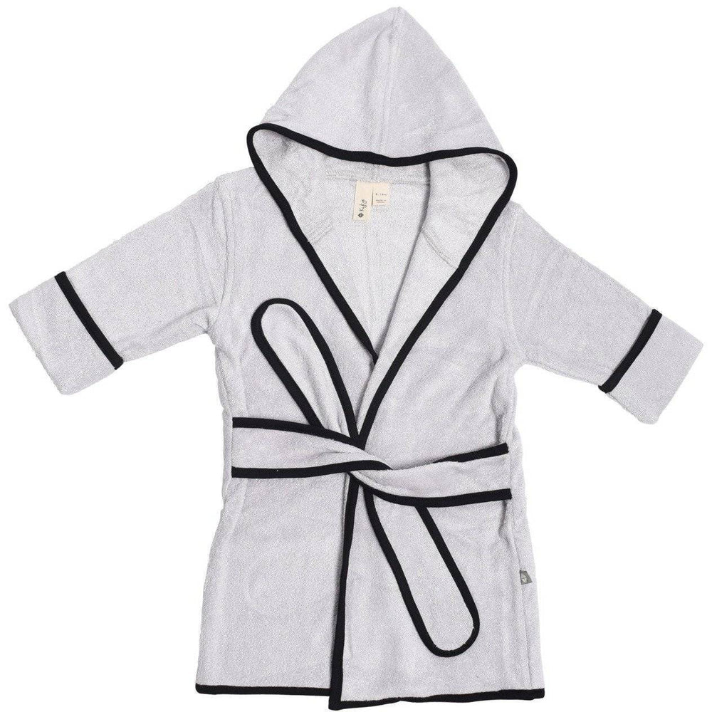Kyte Baby Toddler Bath Robe - Storm with Midnight Trim Kyte Baby Toddler Bath Robe - Storm with Midnight Trim