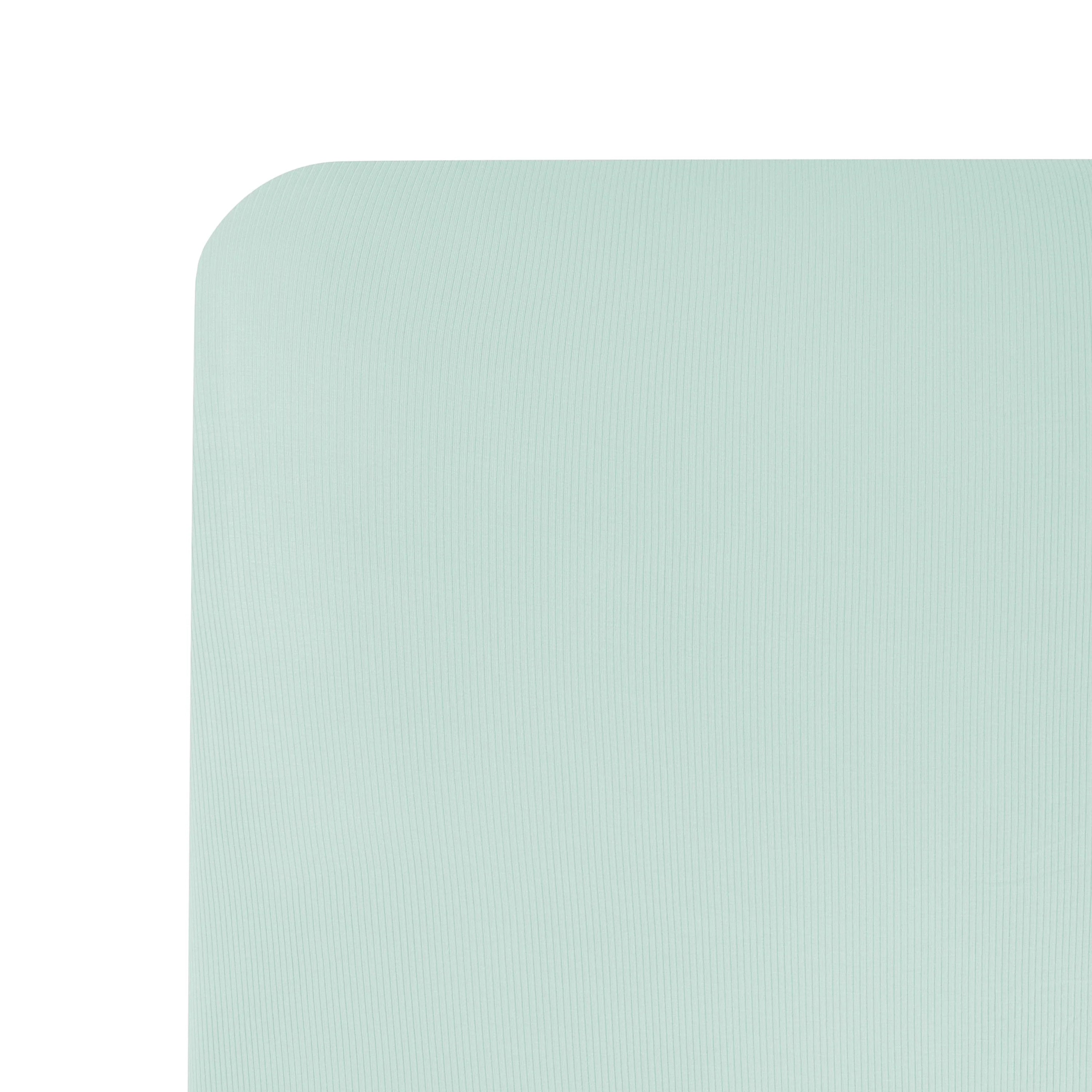 Kyte Baby Ribbed Crib Sheet - Sage Kyte Baby Ribbed Crib Sheet - Sage
