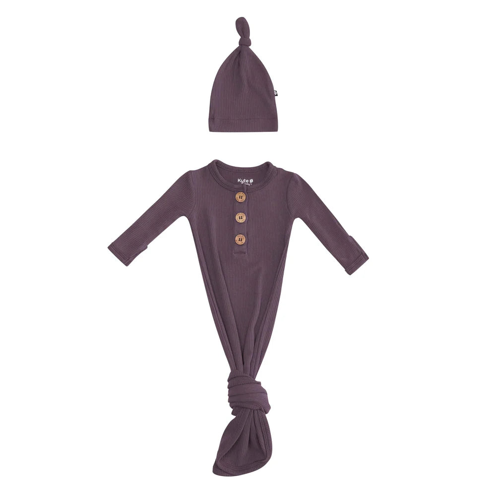 Kyte Baby Knotted Cap - Currant Kyte Baby Knotted Cap - Currant