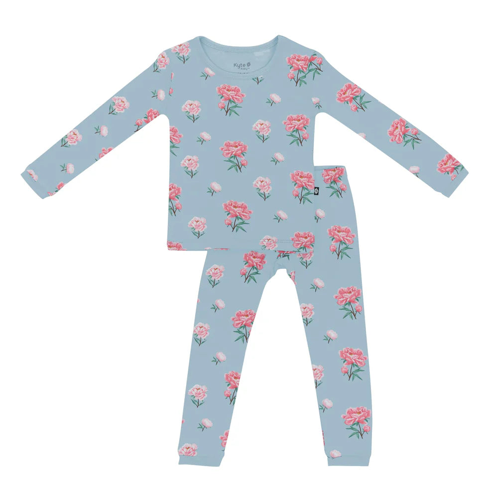 Kyte Baby Long Sleeve Toddler Pajama Set - Peony Kyte Baby Long Sleeve Toddler Pajama Set - Peony
