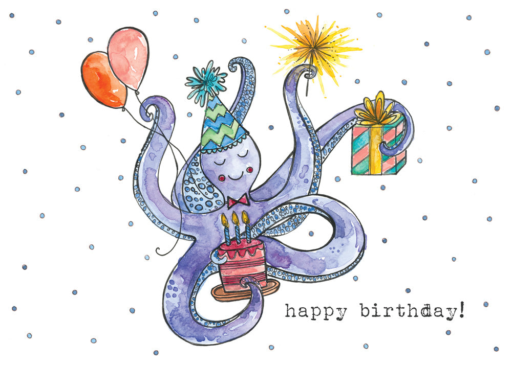 Stephanie Reniere Illustration Cards - Octave/ Happy Birthday