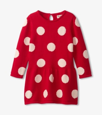 Hatley Polka Dots Sweater Dress Hatley Polka Dots Sweater Dress
