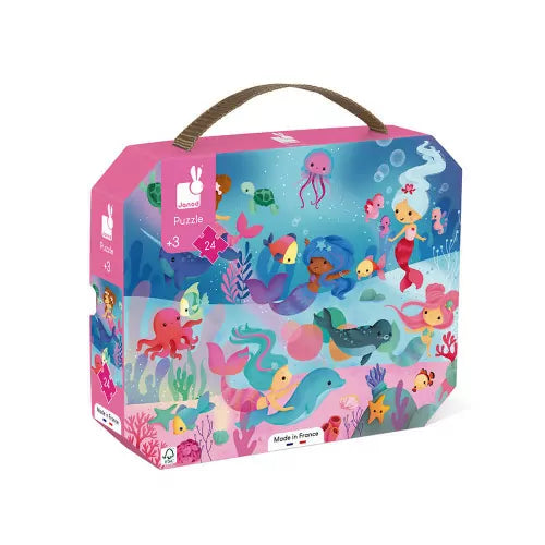 Janod 24pc Puzzle - Mermaids Janod 24pc Puzzle - Mermaids