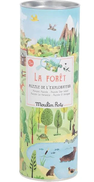 Moulin Roty 96pc Puzzle - Forest Moulin Roty 96pc Puzzle - Forest