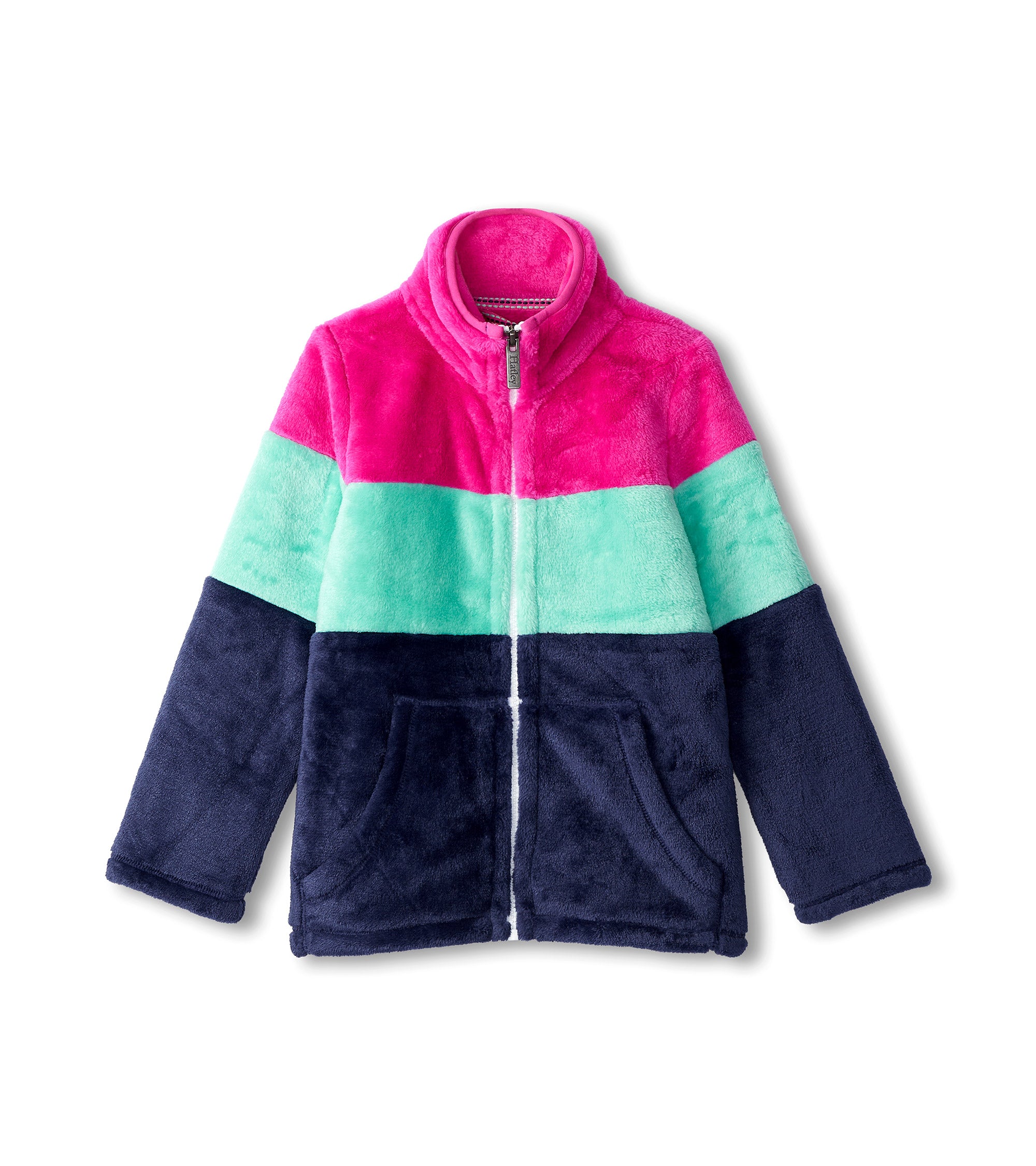 Fuzzy fleece hooded jacket outlet