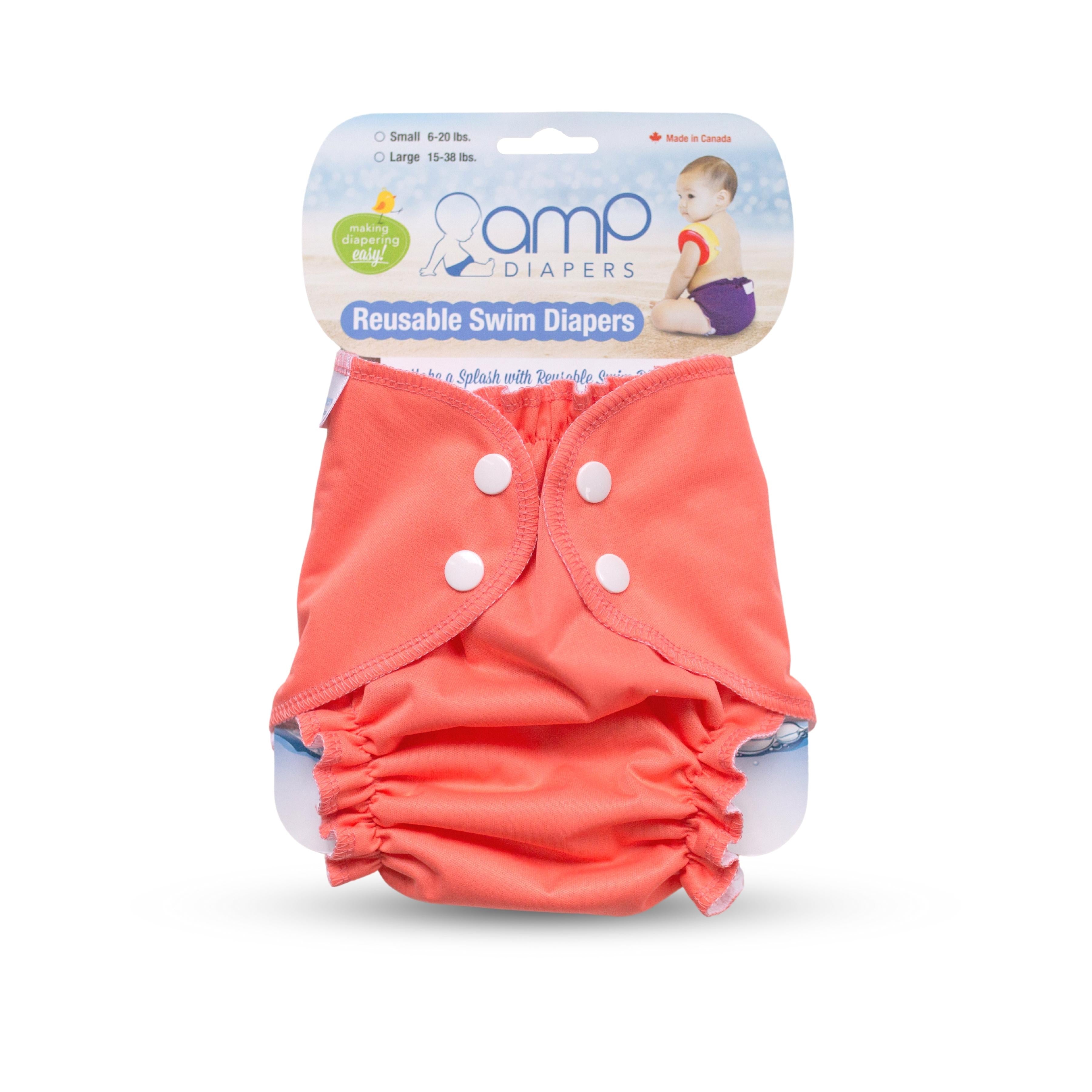 AMP Swim Diaper - Coral AMP Swim Diaper - Coral