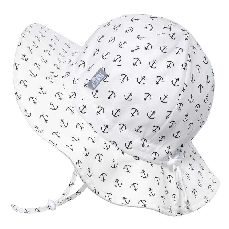 Jan & Jul Gro-With-Me Cotton Floppy Hat - Anchors Jan & Jul Gro-With-Me Cotton Floppy Hat - Anchors