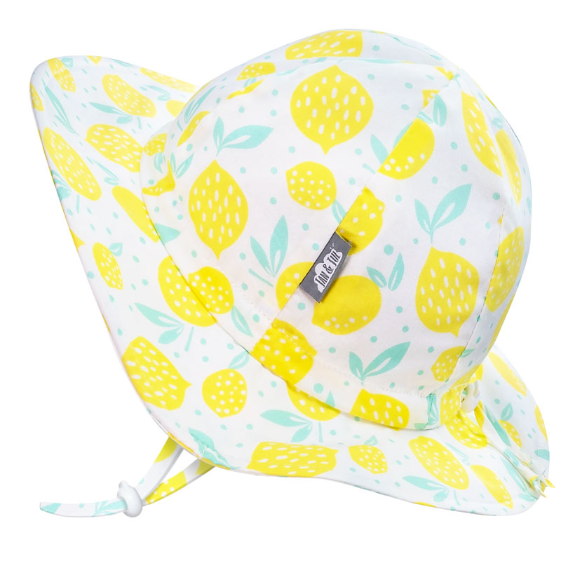 Jan Jul Gro-With-Me Cotton Floppy Hat Lemon Fresh
