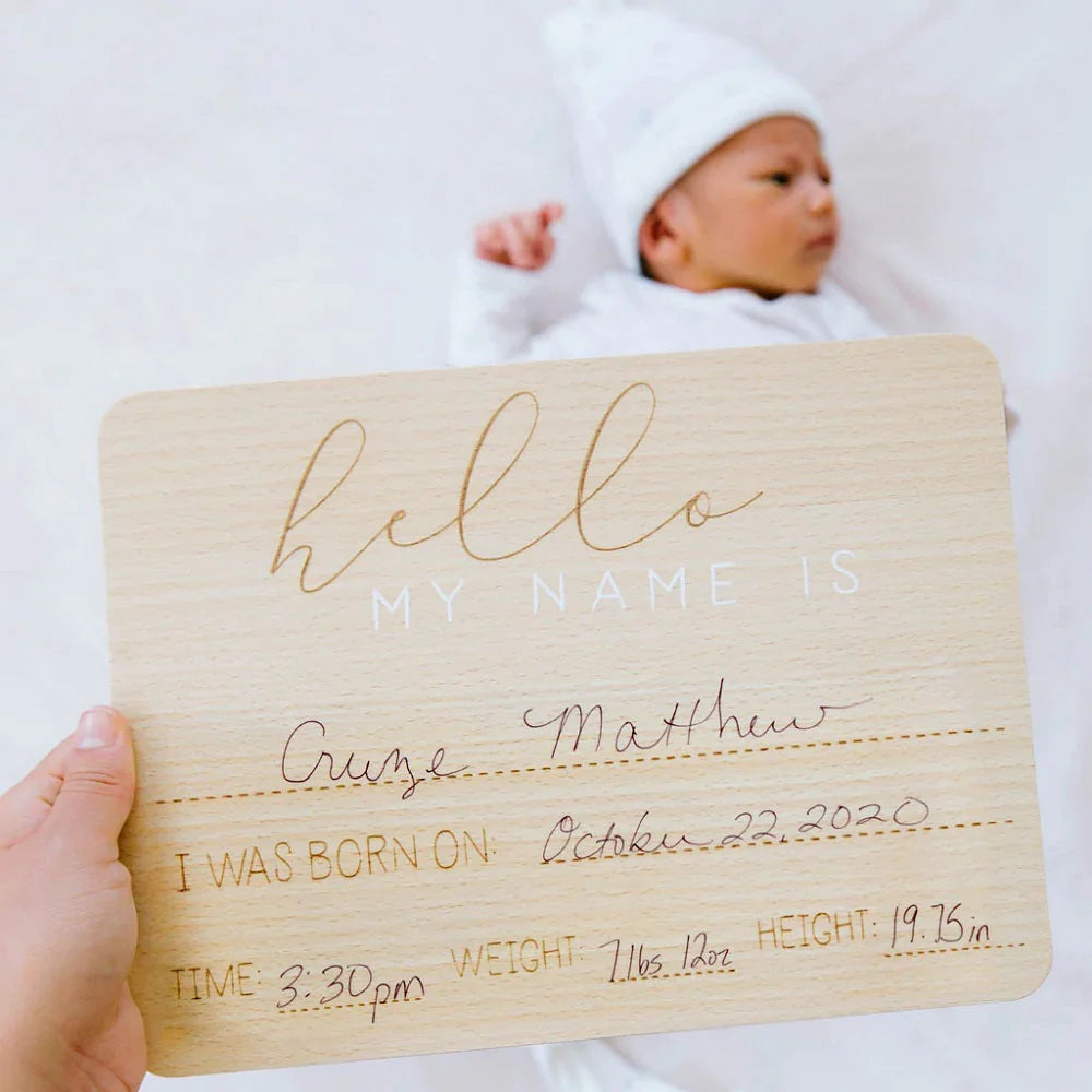 Pearhead Baby Welcome Sign Pearhead Baby Welcome Sign