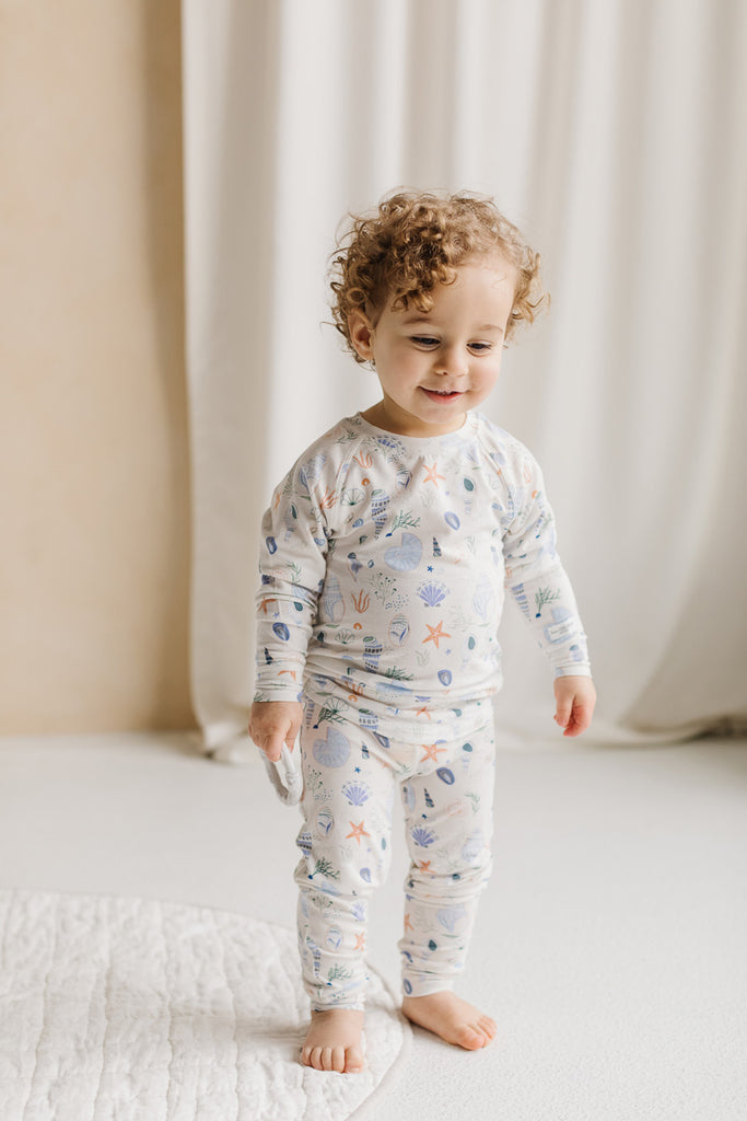Loulou Lollipop 2 pc Pajama Set in TENCEL Sun 10