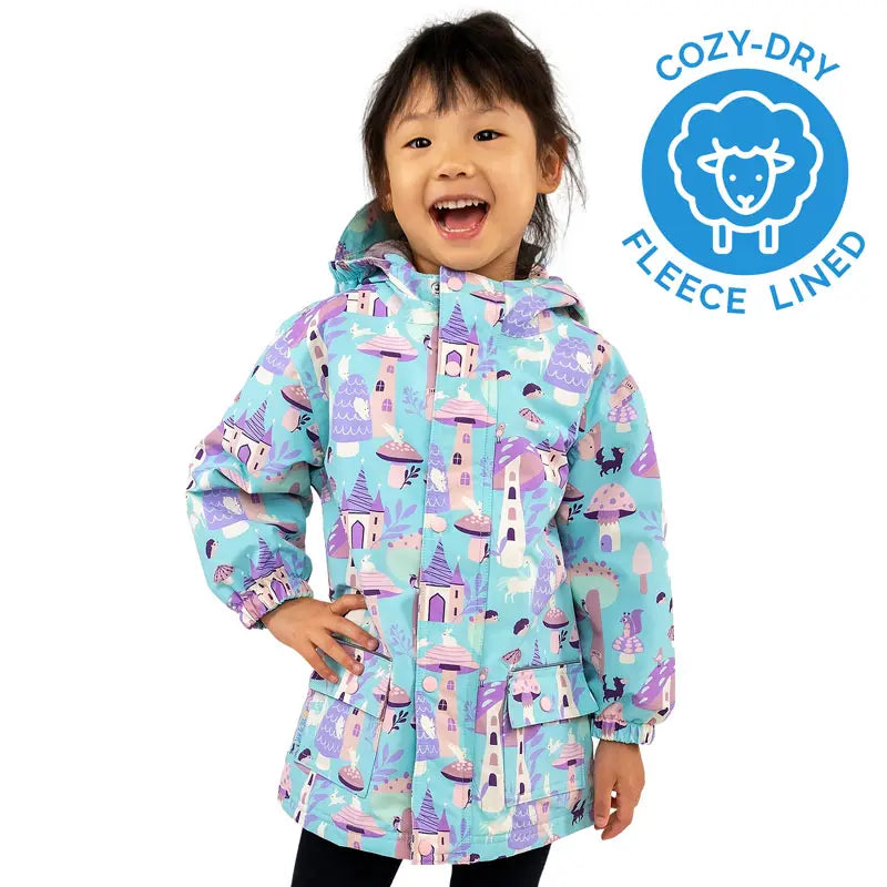 Jan & Jul Cozy-Dry Rain Jacket - Enchanted
