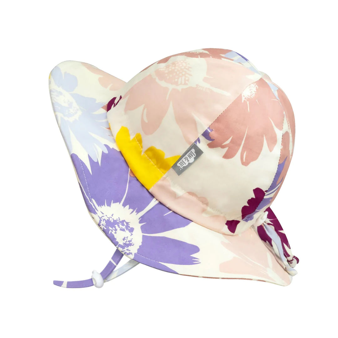 Jan & Jul Gro-With-Me Cotton Floppy Hat - Pink Daisy Jan & Jul Gro-With-Me Cotton Floppy Hat - Pink Daisy