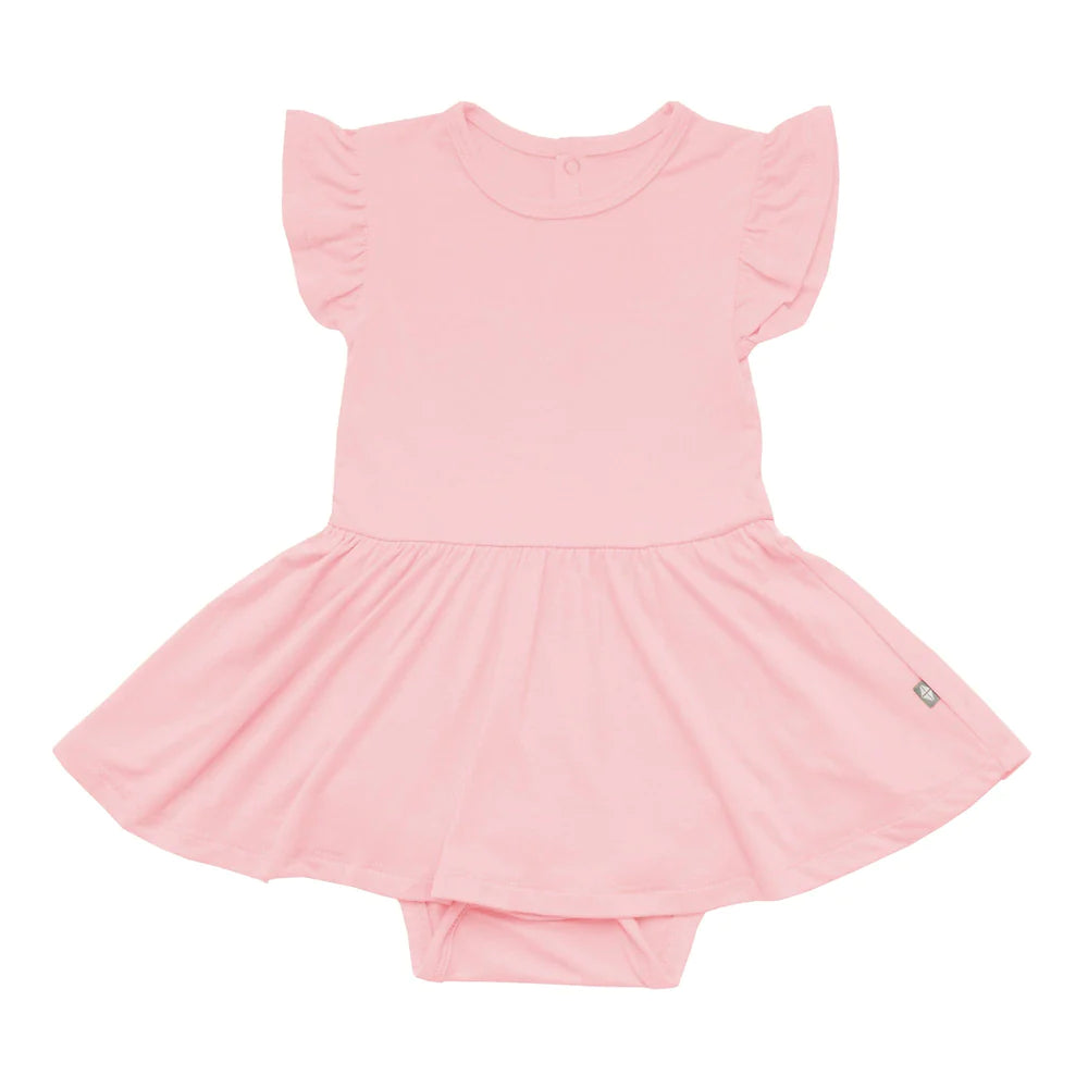 Kyte Baby Short Sleeve Twirl Dress - Crepe Kyte Baby Short Sleeve Twirl Dress - Crepe