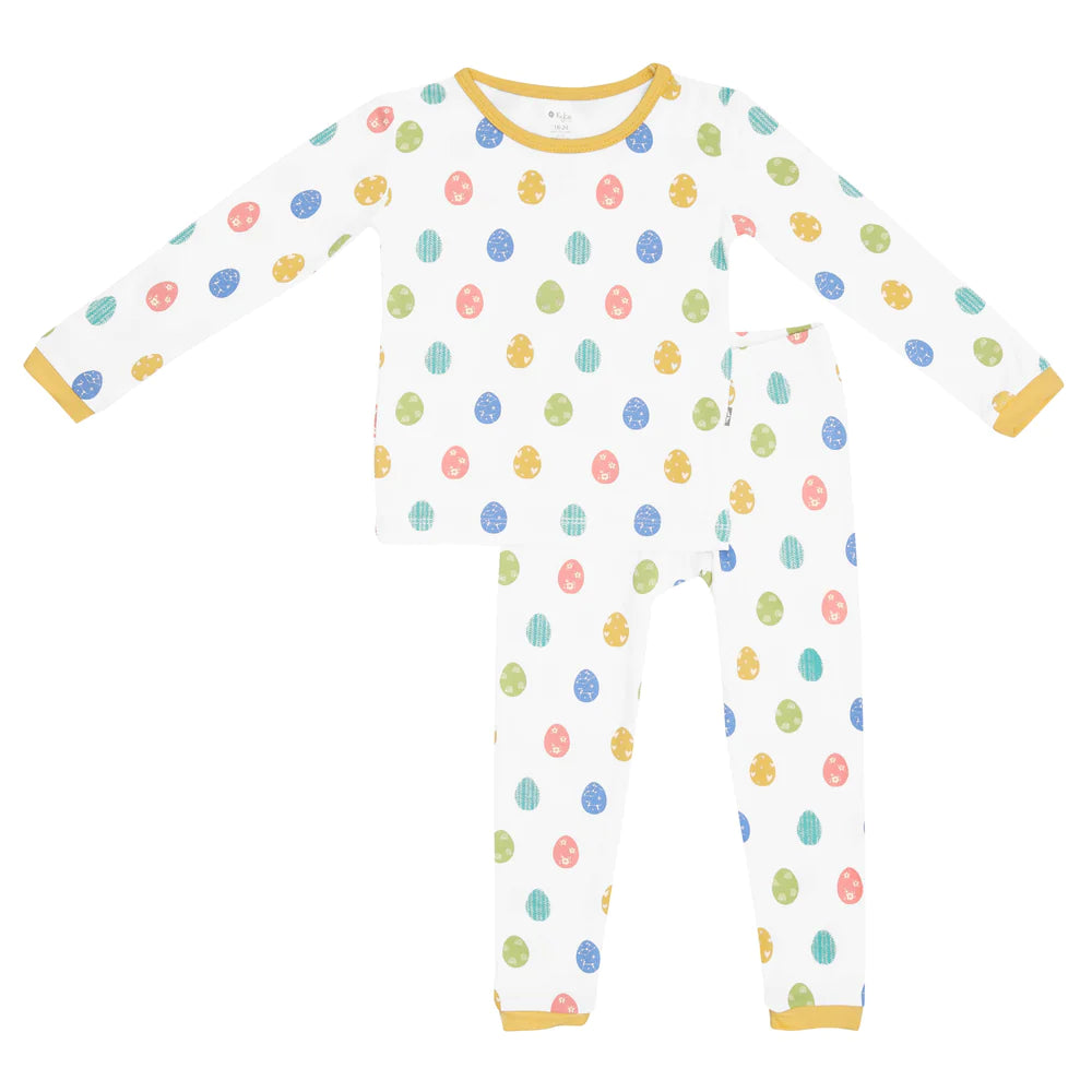 Kyte Baby Long Sleeve Toddler Pajamas Spring Egg 6T