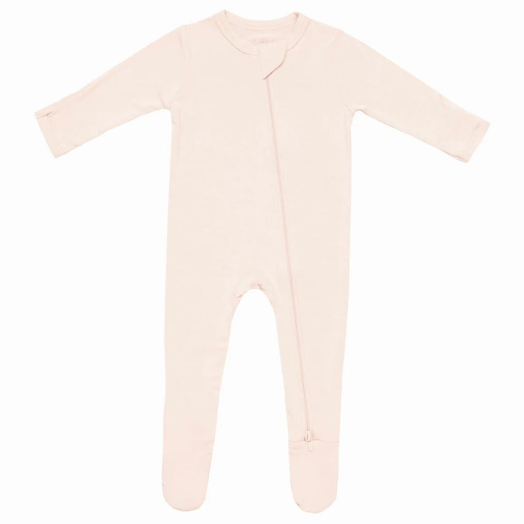 Kyte Baby Zippered Footie - Porcelain Kyte Baby Zippered Footie - Porcelain