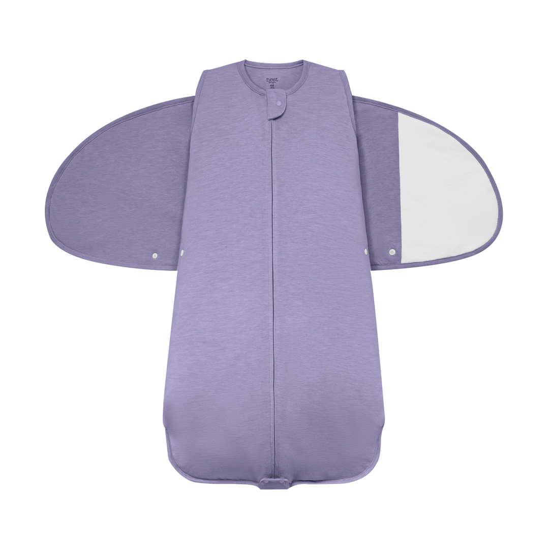 Nest Designs 1.5 TOG Swaddle Sleep Bag - Violet Blooms