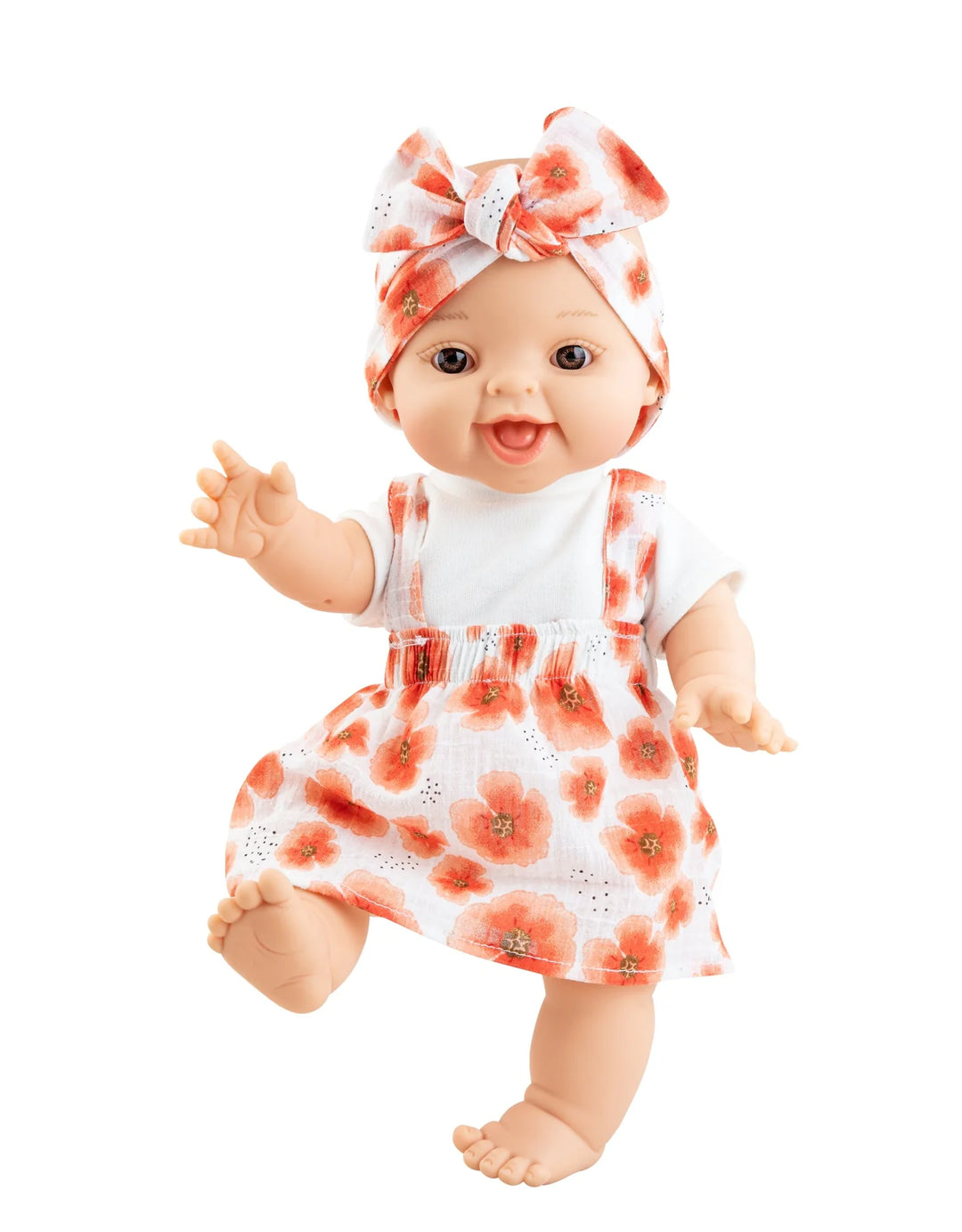 Paola Reina Doll - Leire with Floral Overalls