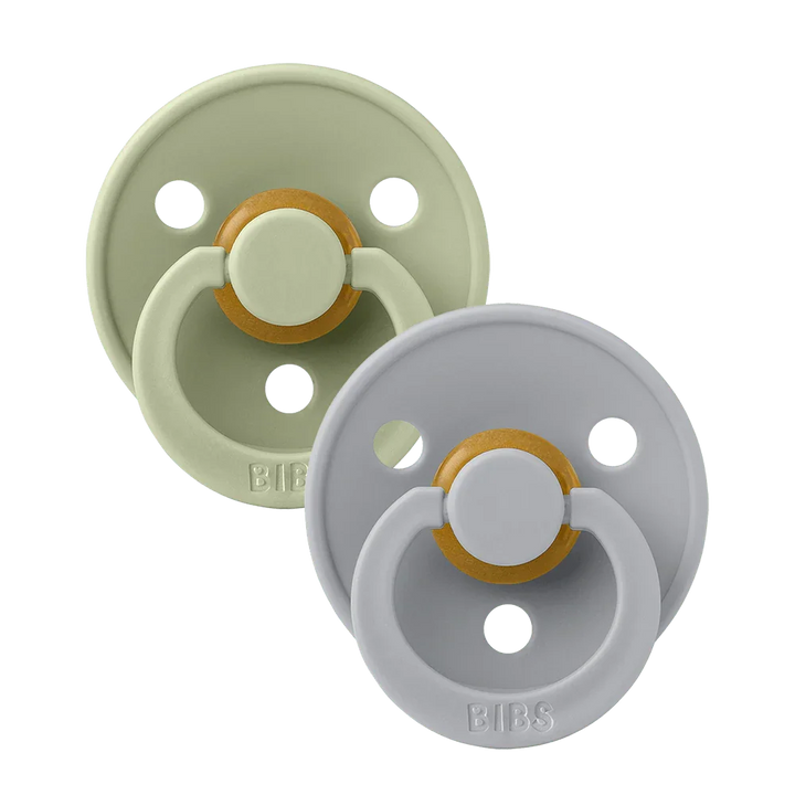 BIBS Round Colour Pacifiers - Size 3 (18+m)