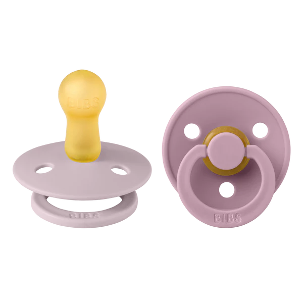 BIBS Round Colour Pacifiers - Size 2 (6-18m)