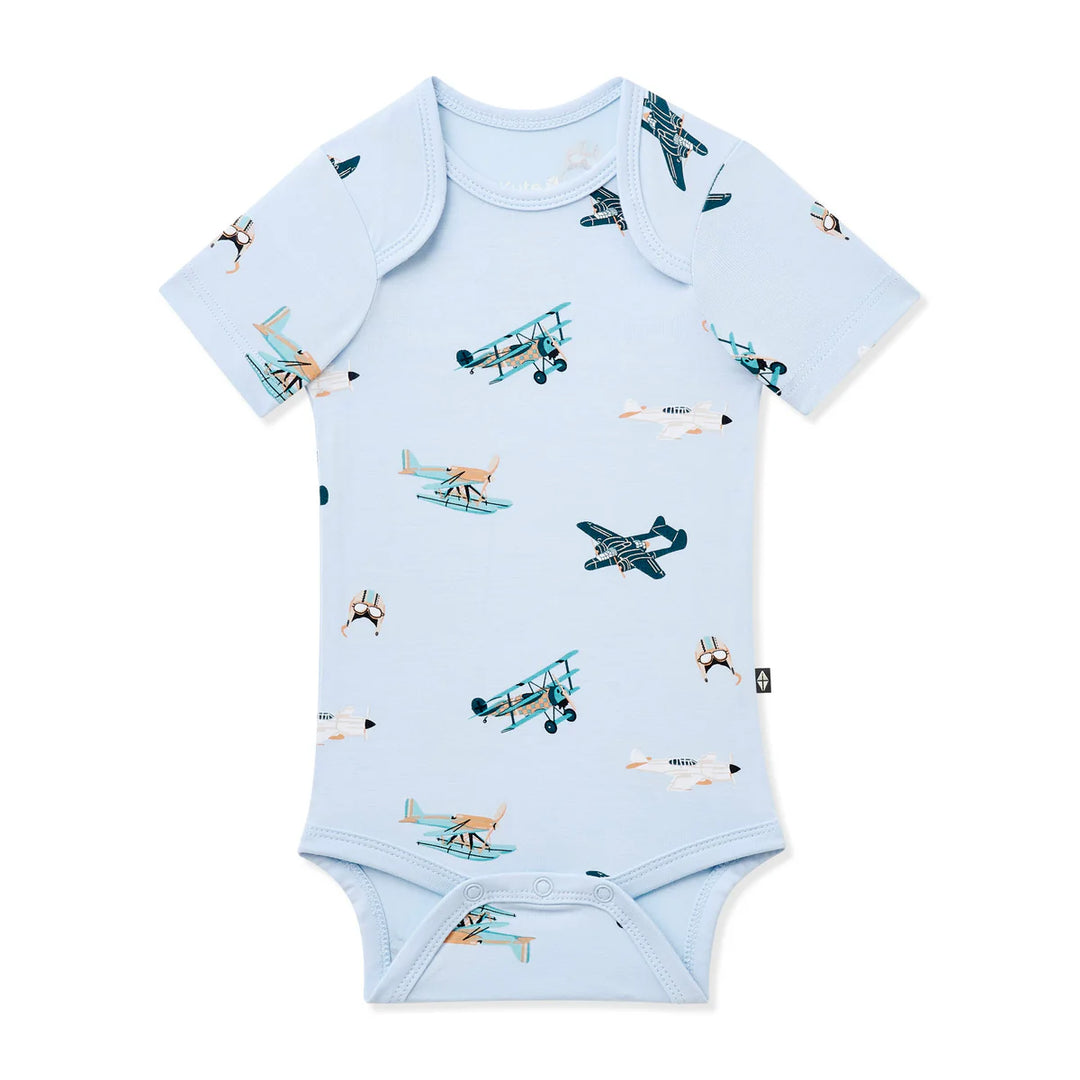 Kyte Baby Short Sleeve Bodysuit - Take Off