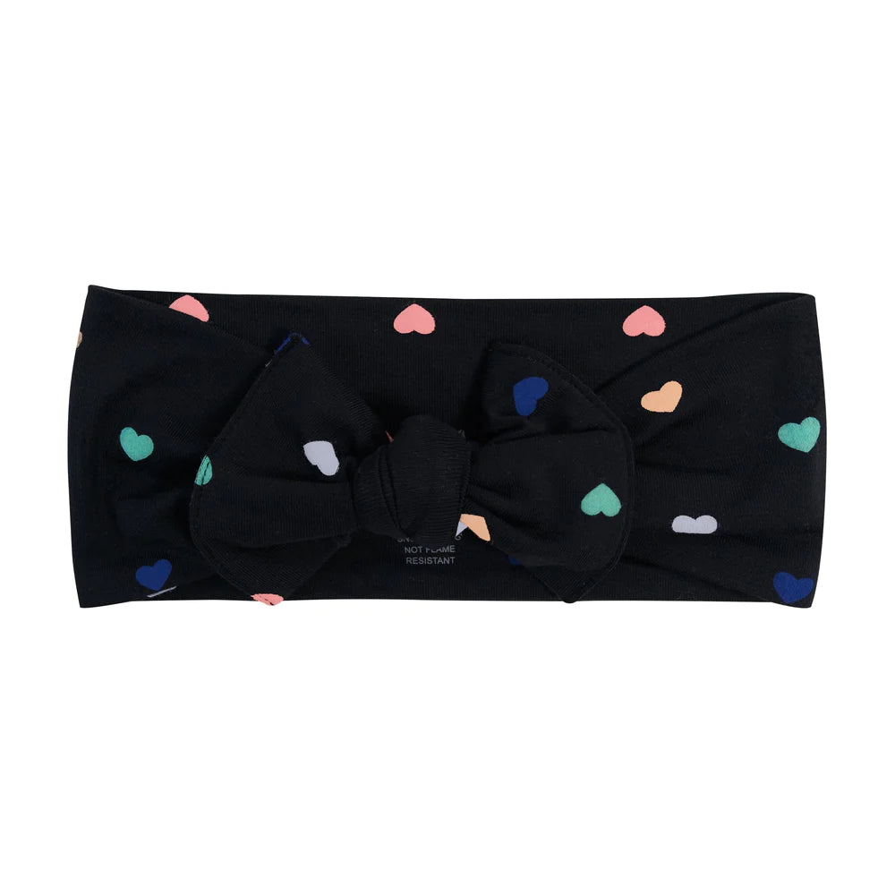 Kyte Baby Bow - Midnight Rainbow Heart