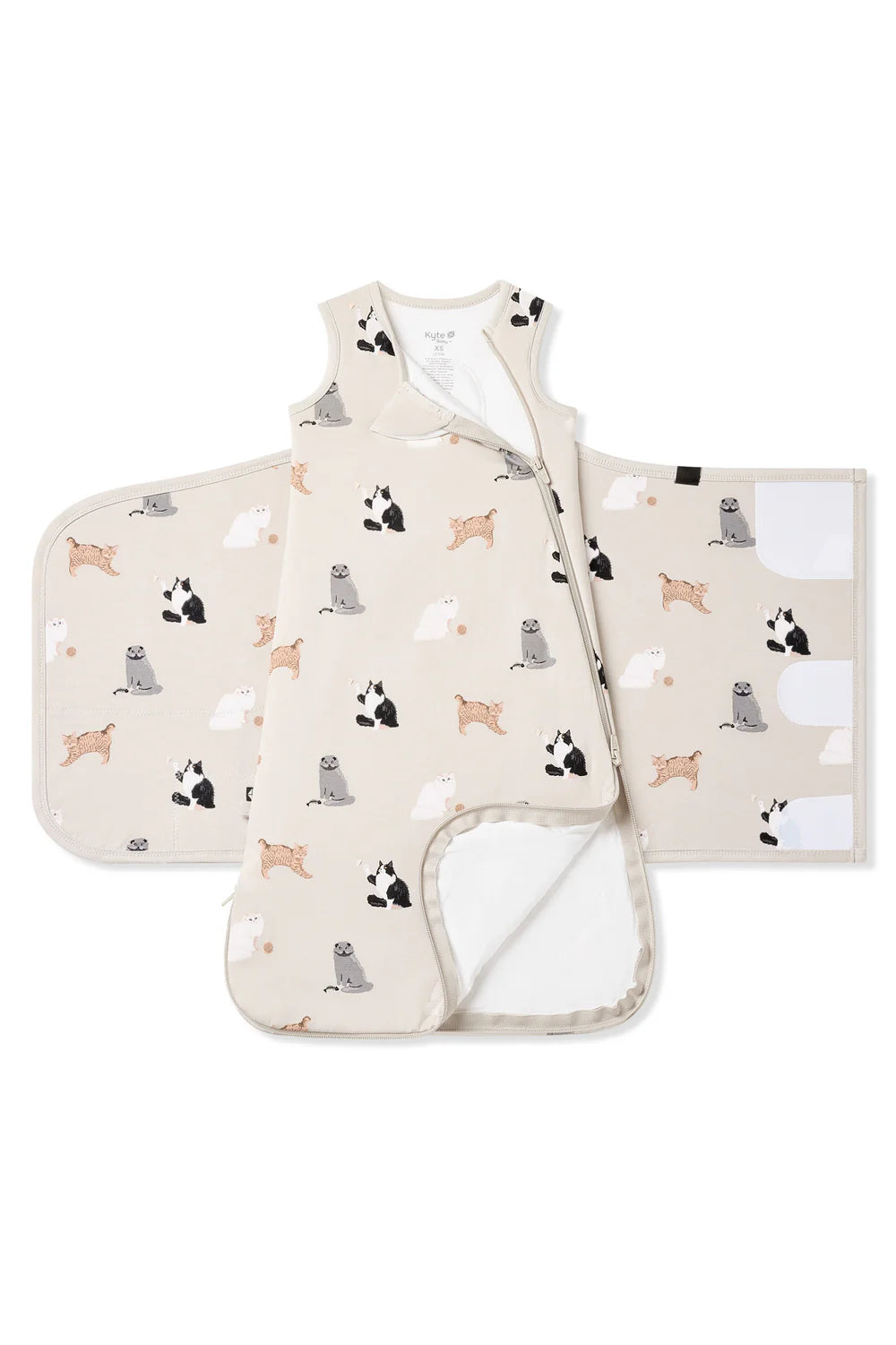 Kyte Baby 1.0 TOG Swaddler Bag - Fluffy Cat
