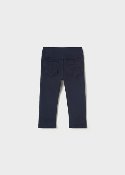 Mayoral Baby Fleece Lined Jeggings - Navy