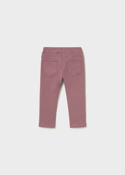Mayoral Baby Fleece Lined Jeggings - Violet