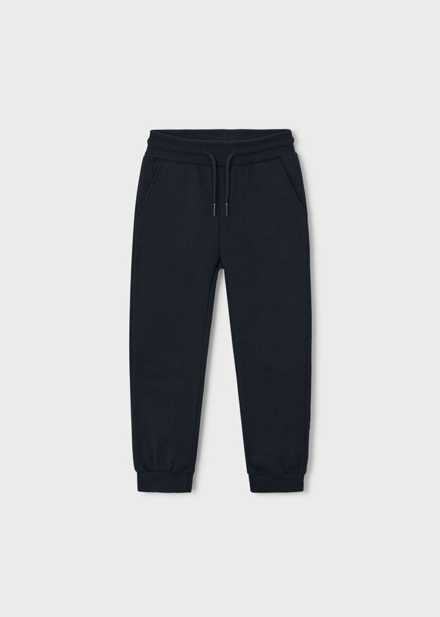 Mayoral Cuffed Fleece Sweatpants - Black