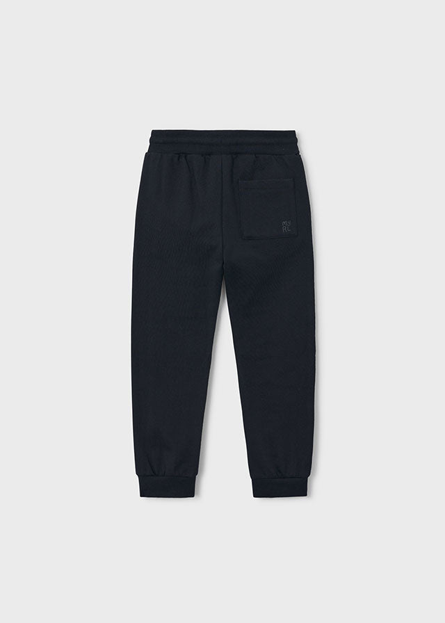 Mayoral Cuffed Fleece Sweatpants - Black