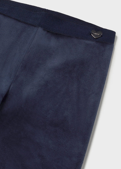 Mayoral Baby Basic Velvet Leggings - Navy