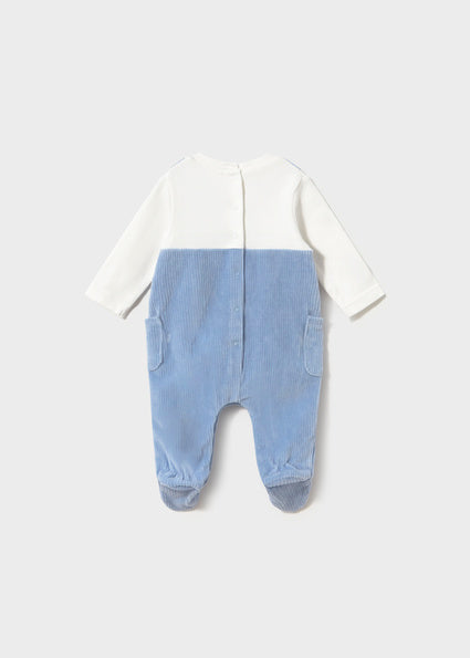 Mayoral Corduroy Romper - Rain