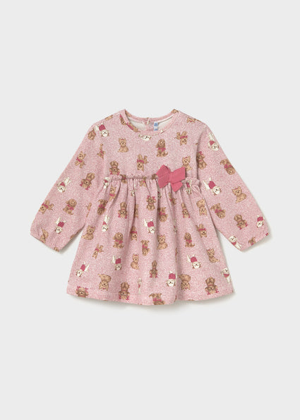 Mayoral Printed Bow Dress - Sweet
