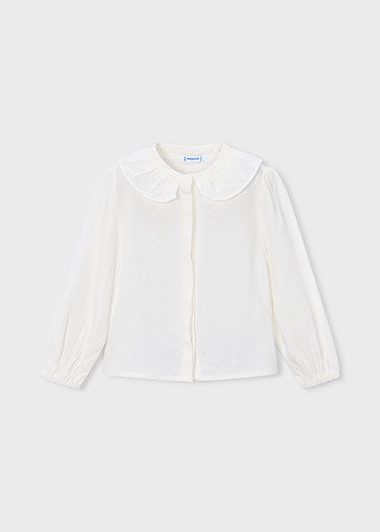 Mayoral Dressy Blouse - Natural