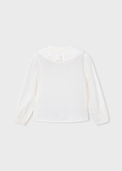 Mayoral Dressy Blouse - Natural