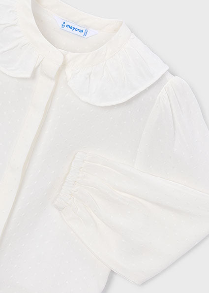 Mayoral Dressy Blouse - Natural