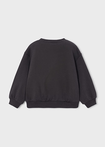 Mayoral Pullover Puppy Sweater - Coal