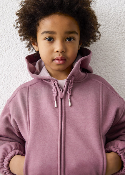 Mayoral Zip-Up Hoodie - Violet