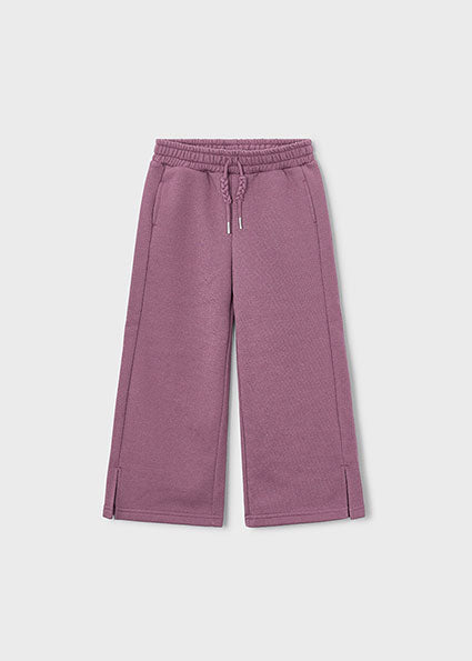 Mayoral Wide Leg Fleece Sweatpants - Violet