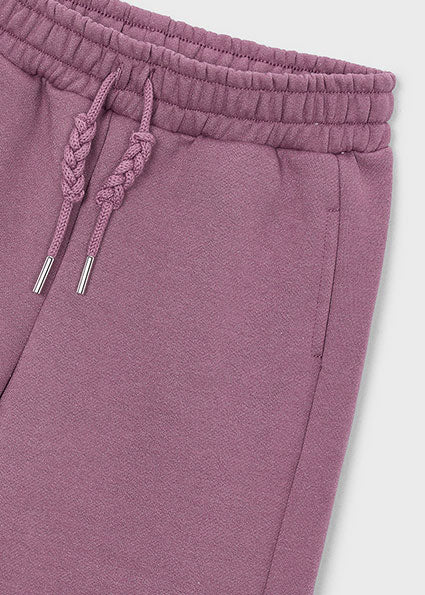 Mayoral Wide Leg Fleece Sweatpants - Violet