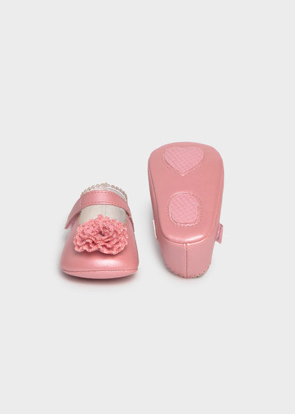 Mayoral Flower Mary Janes - Cipria