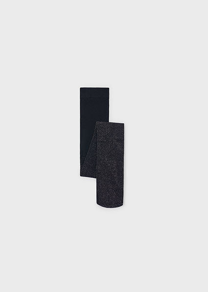 Mayoral Matallic Stockings - Black